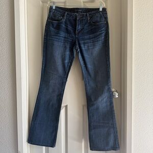 Cult of Individuality Dark Blue Bootcut Jeans